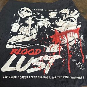 Blackcraft Cult Men's Black and Red Vampires Rare Tshirt